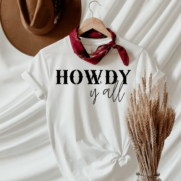 SimplyBeverly Tops - HOWDY Y'all tee